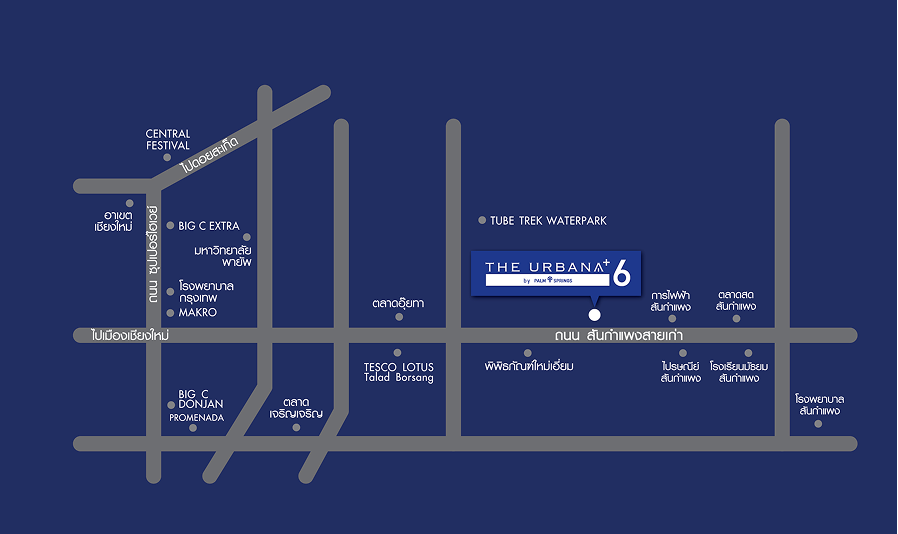 แผนที่ The Urbana+6